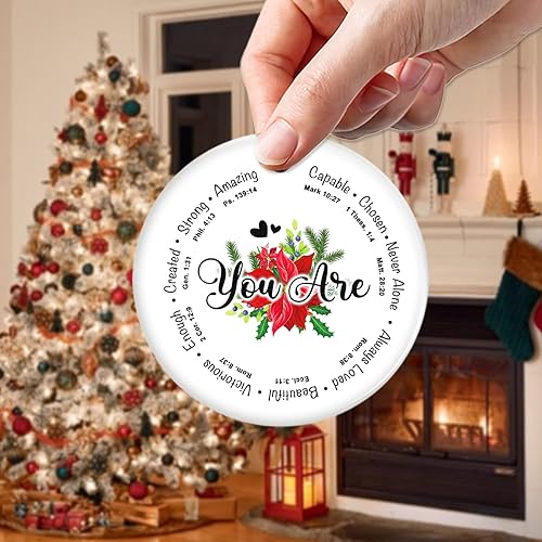 Miniatura 3 de Adornos cristianos de Navidad 2024, regalos religiosos familiares, decoraciones cristianas para el hogar, decoración religiosa, regalos de adornos