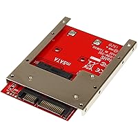 StarTech.com Convertitore per SSD mSATA a SATA da 2,5", Scheda adattatore mSATA a