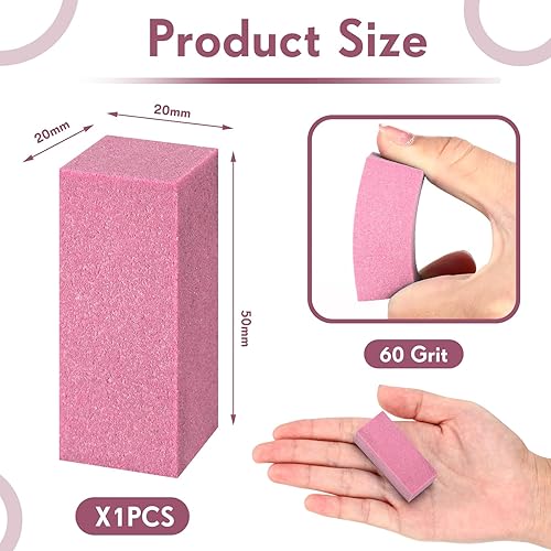 Miniatura 10 de Batiyeer Piedra de goma suave, piedra abrasiva de goma de molienda, piedra de esquí de snowboard para eliminar óxido y rebabas, 1.969 x 0.787 x