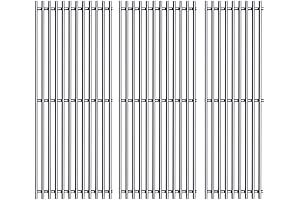 S47E (3-Pack) 18" Stainless Steel Grill Grate for Charbroil Performance