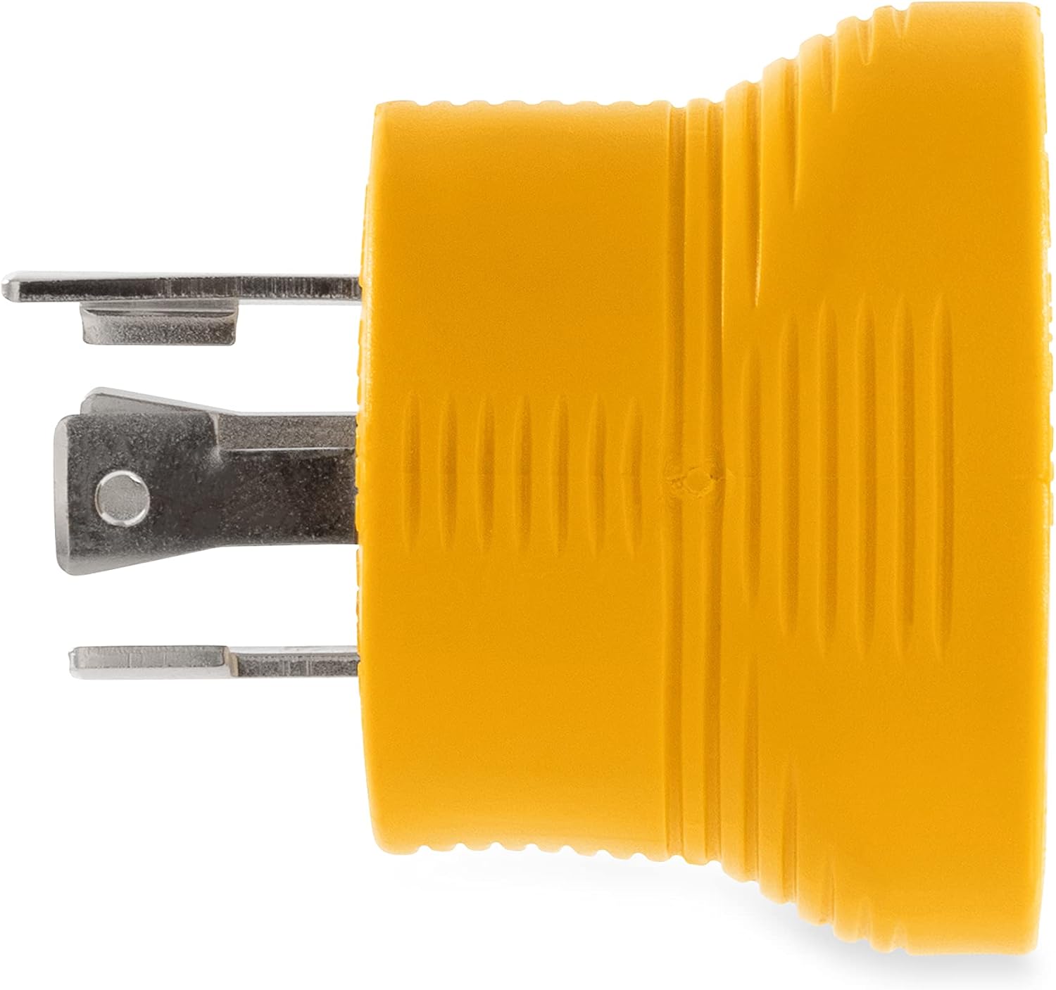 Camco 55338 PowerGrip 30 Amp 4-Prong Generator Adapter , YELLOW