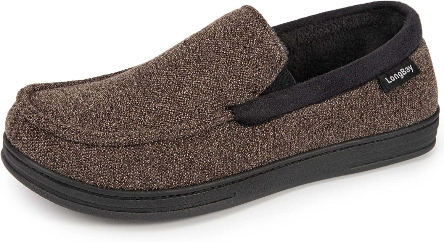 Buy LongBay Men's Cozy Moccasin Slippers Loafer House Shoes with Memory
