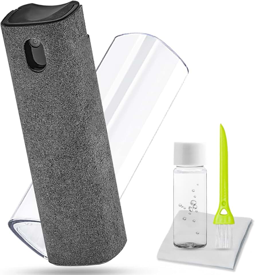 Spray de névoa de tela sensível ao toque, kit de limpeza walrfid para Smart Phone TV, laptop, tablet, PC, monitor de computador, telas planas LCD, óculos, compatível com iPhone, iPad, MacBook Pro
