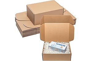 Plain Brown Corrugated Cardboard Shoe Boxes