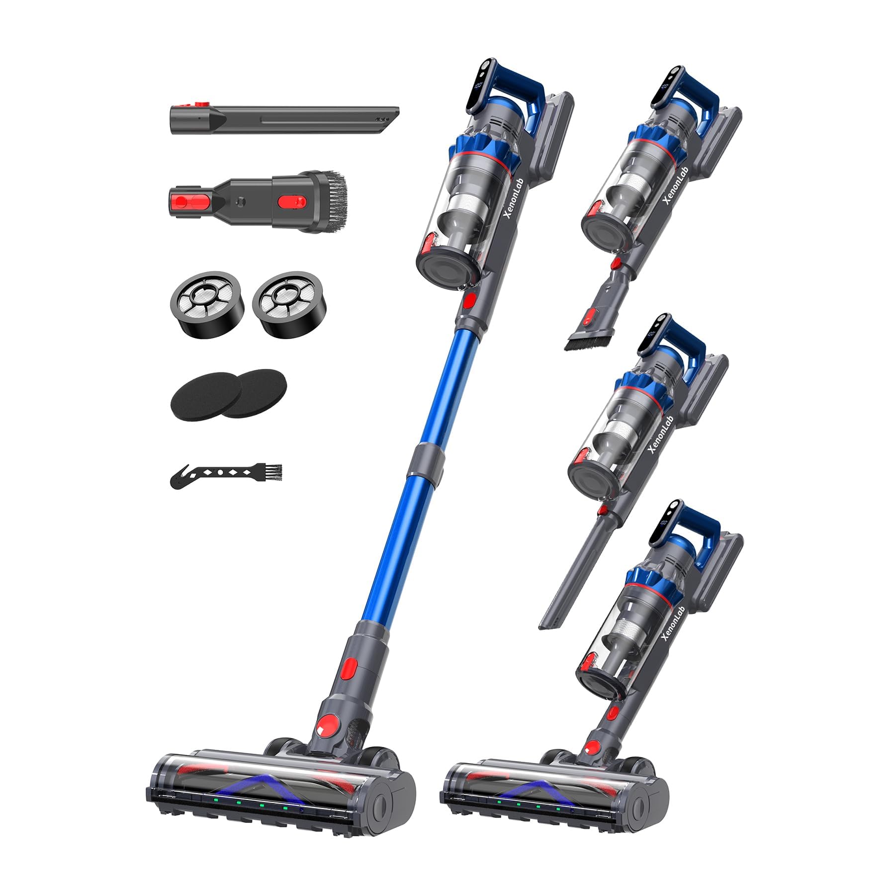 Photo 1 of XenonLab Cordless Vacuum Cleaner, 75Mins/55KPa/650W Freestanding Stick Vacuum