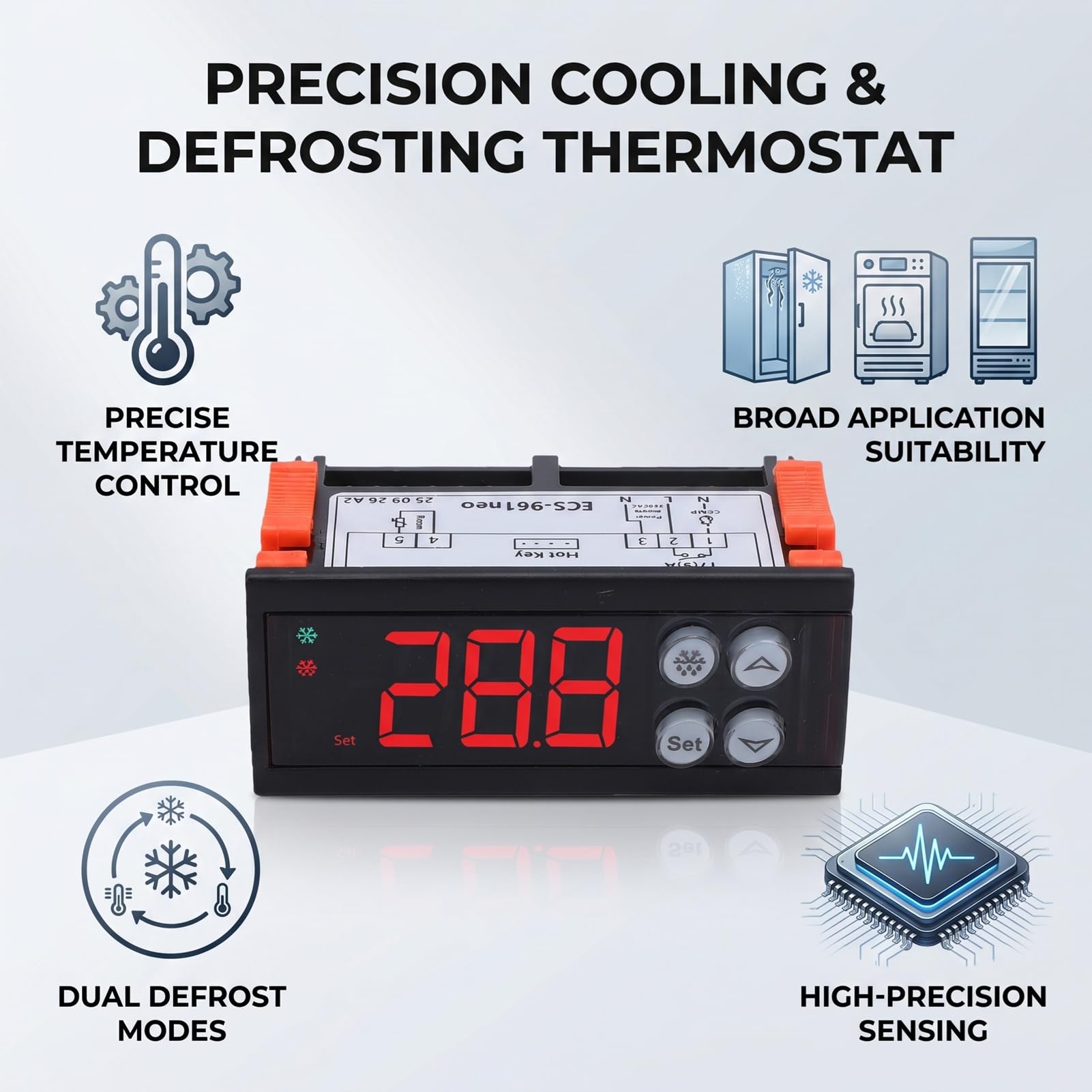 Cyfrowy Regulator Temperatury, Regulator Temperatury AC220V