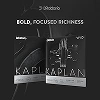 Vista 2 de D'Addario Kaplan Vivo Viola, juego completo, KV410 LM, cuerdas de viola, escala larga, tensión media