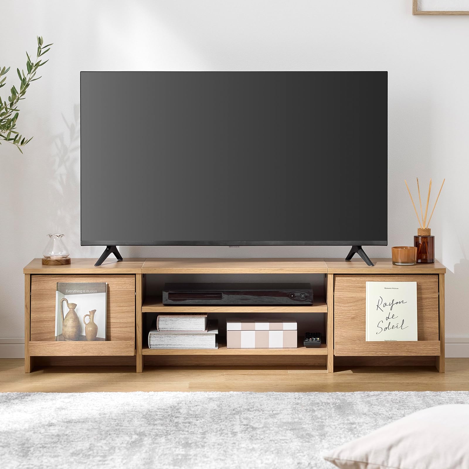 Amazon｜LOWYA ロウヤ テレビ台 テレビボード 幅120cm ロータイプ 収納