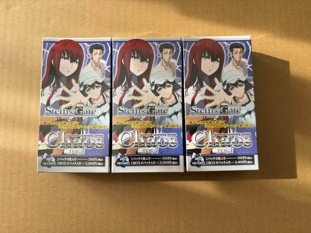 Chaos TCG シュタインズ・ゲート 負荷領域のデジャヴ BOX Chaos tcg シュタインズ・ゲート 負荷領域のデジャヴ 未開封BOX