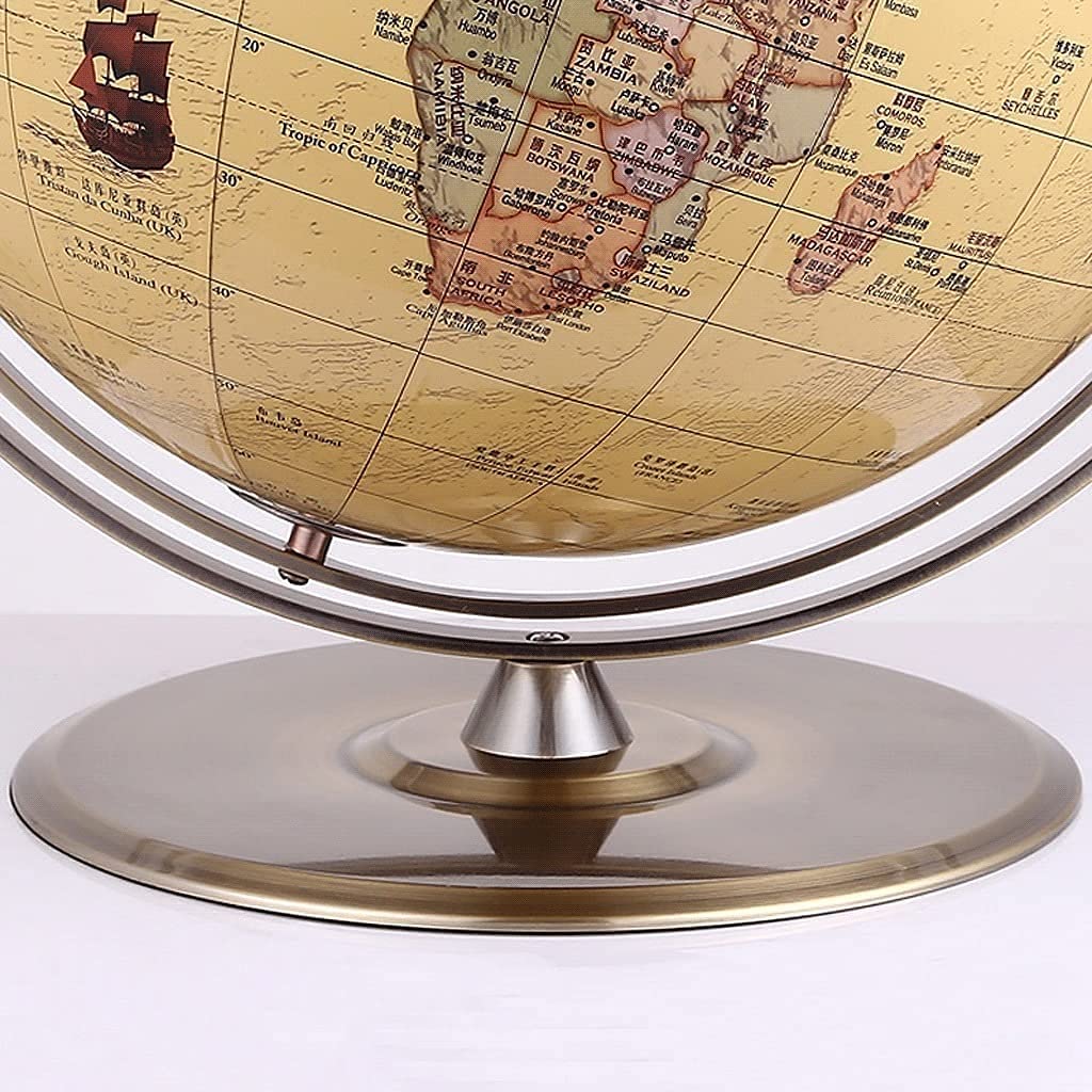 World Globe Vintage Globe Dia 16.5in/42cm Large World Globe