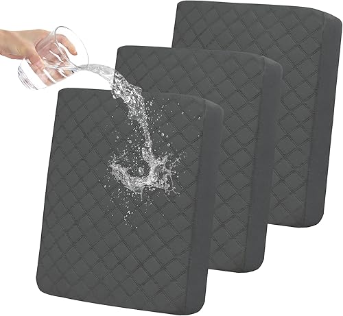 Easy-Going Fundas de cojín impermeables para sofá, antideslizantes, a prueba de fugas, acolchadas y elásticas, protector de muebles para perros,