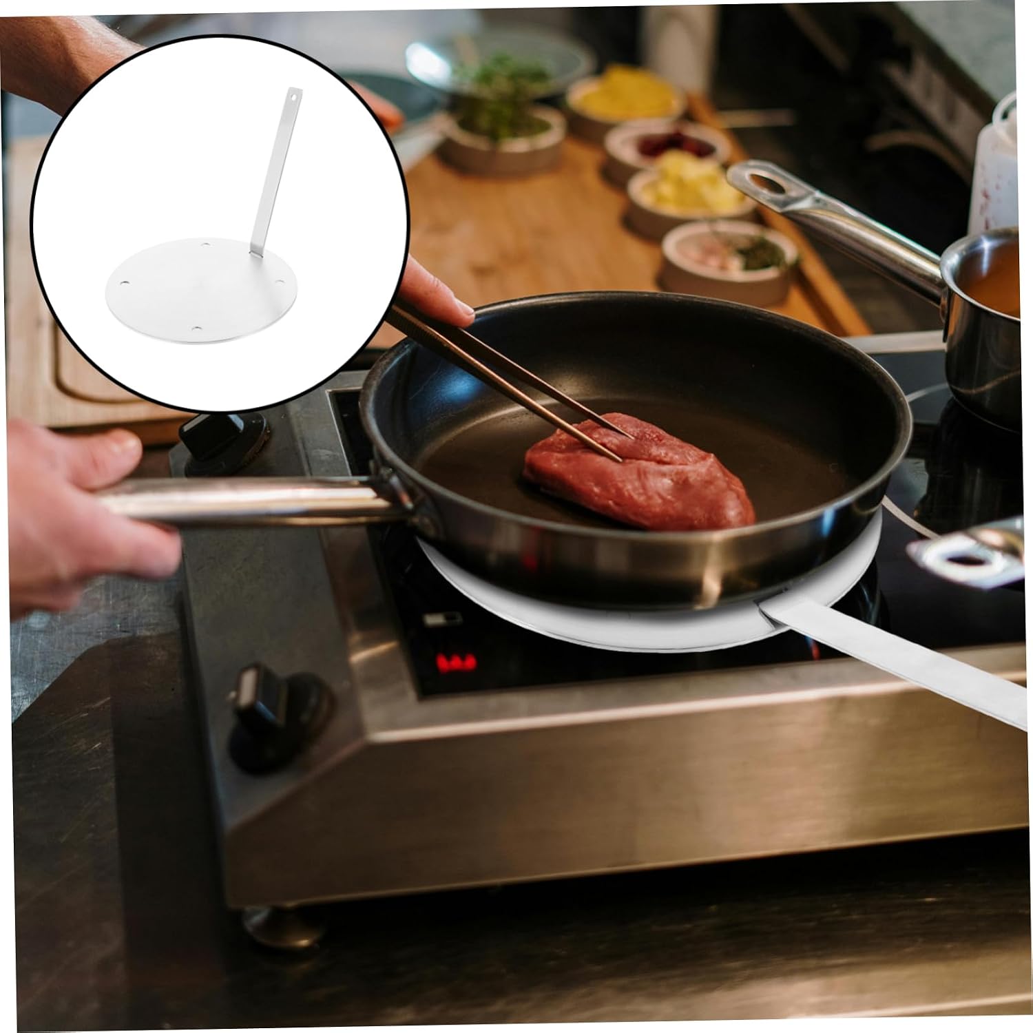Induction Plate Hob Converter Heat Diffuser for Induction Cooker Portable Kitchen Accessory