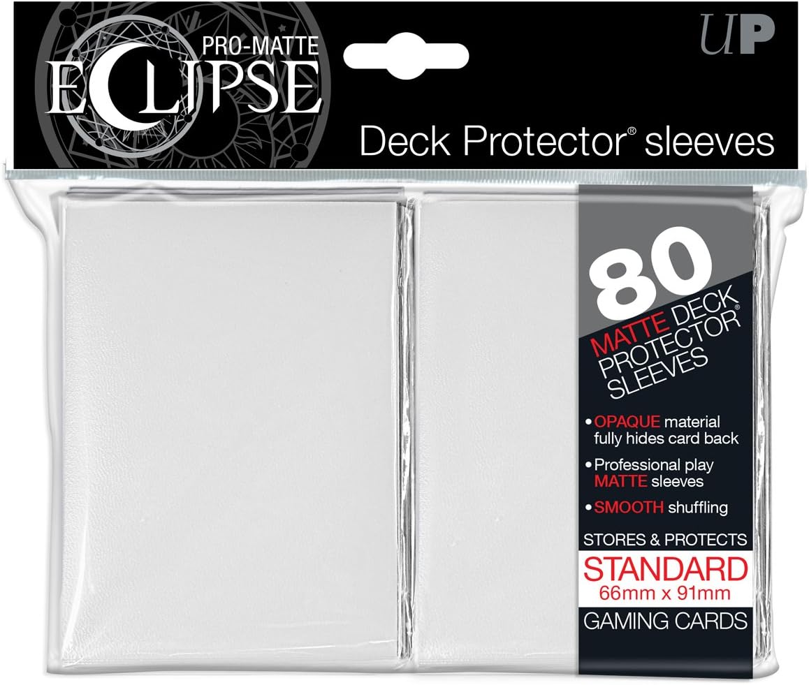Ultra-Pro, Eclipse Matte, Confezione da 60 Pezzi, Colore: Nero