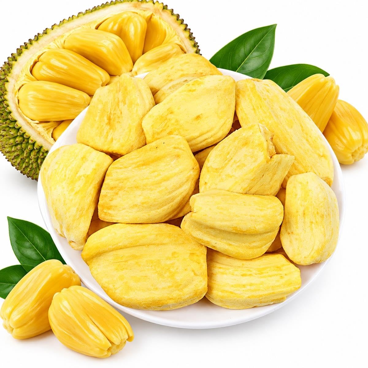 Chips de Jackfruit Deshidratado, Snack Crujiente de Fruta, 500g