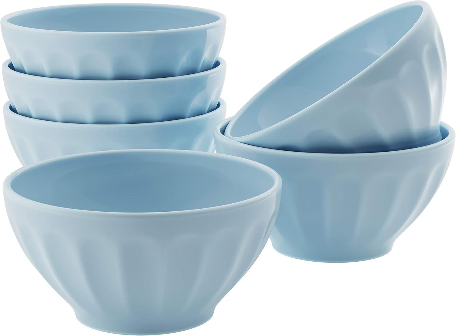 Kook Ceramic Cereal Bowl Set, Microwave and Dishwasher