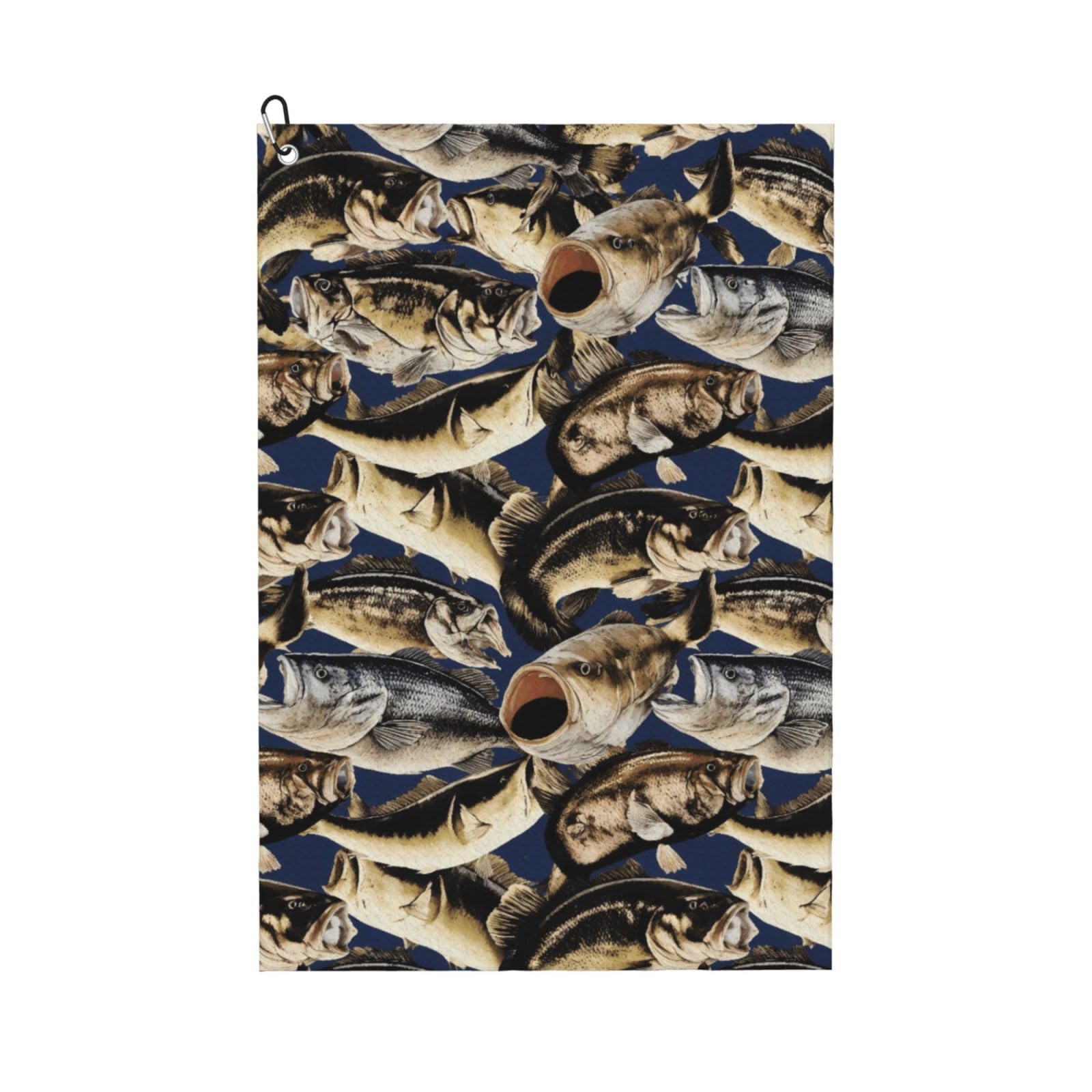 BSDFGSDD Fish Pattern Print Golf Towel 24 x 16 inches