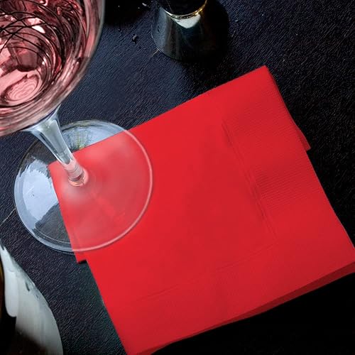 Miniatura 20 de Servilletas de cóctel de 3 capas, 80 unidades, servilletas de papel desechables, servilletas de cóctel de papel, servilletas de cena
