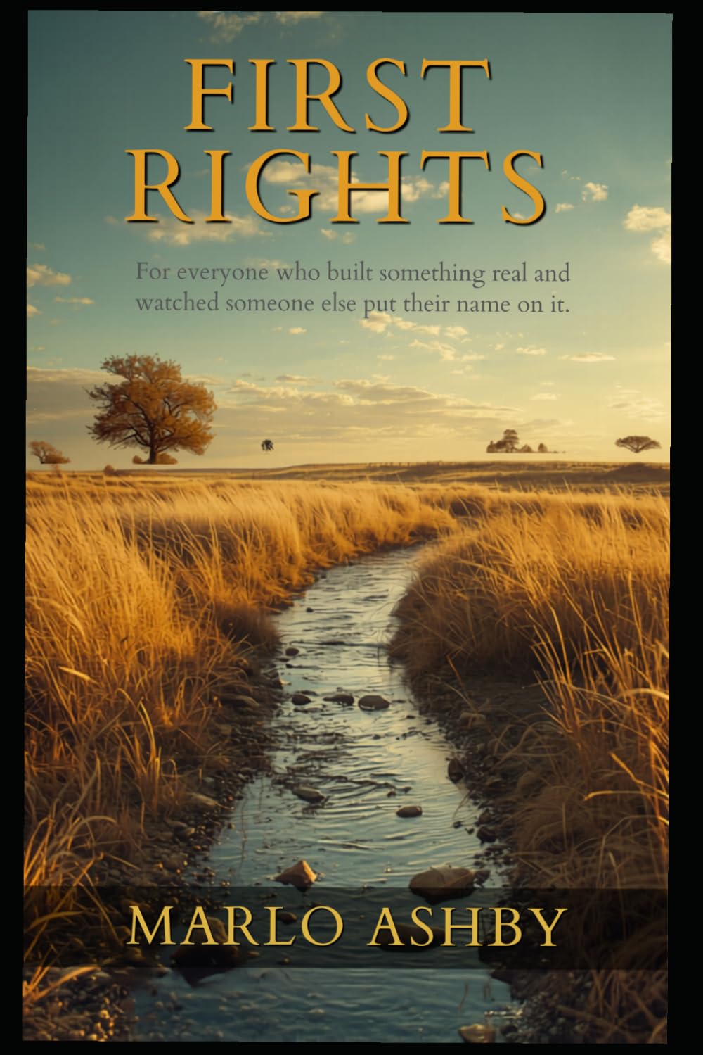 First Rights: For everyone who built something real and watched someone else put their name on it.