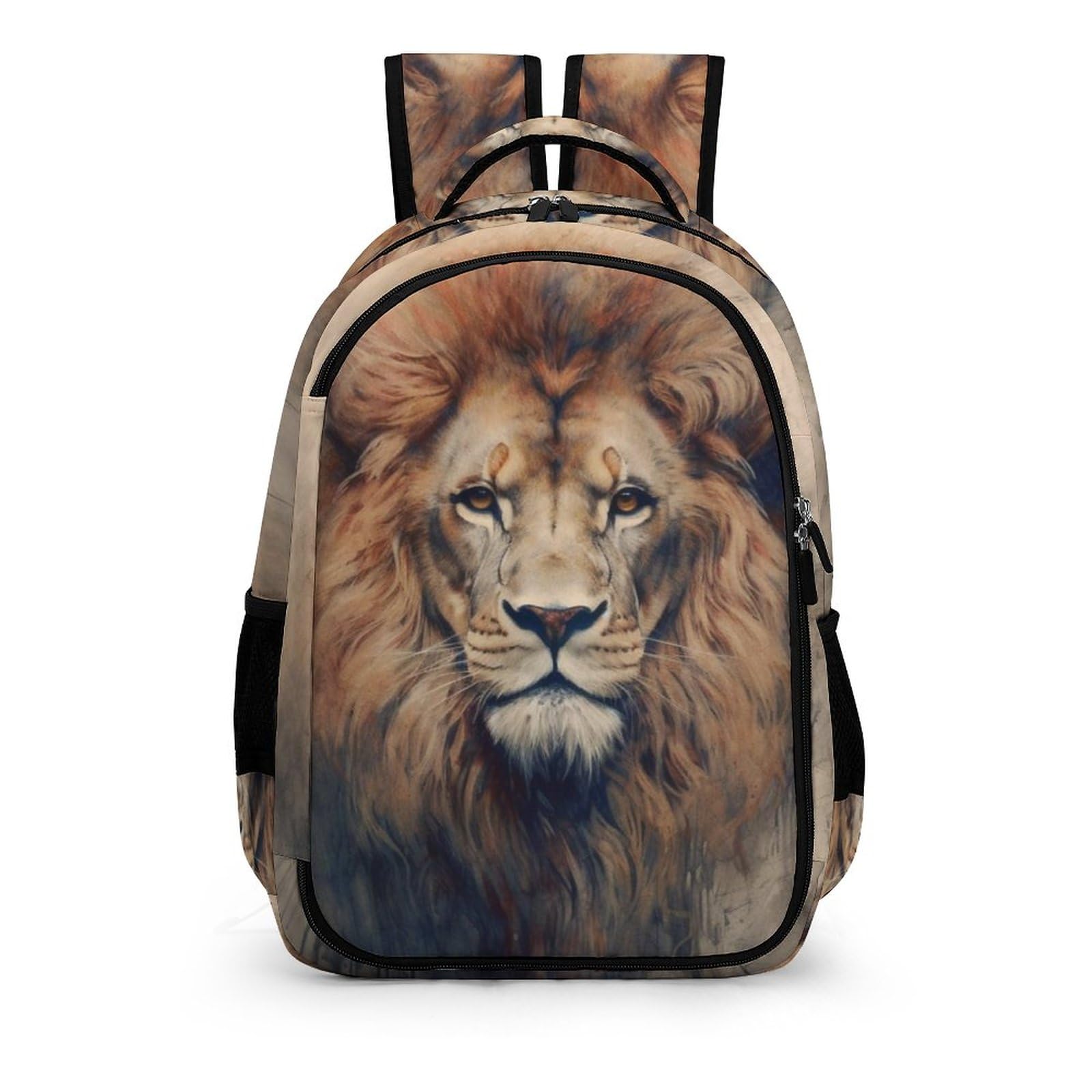 Tpisli Girls Style-2 Animal Lion Backpacks For And Boys Teenagers Kids Rucksack Primary School Bags For And Boys Sports Travel Holiday Gifts For Kids
