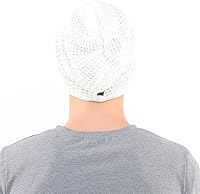 Vista 4 de FORBUSITE Gorro de punto largo holgado para hombre para verano e invierno, de gran
