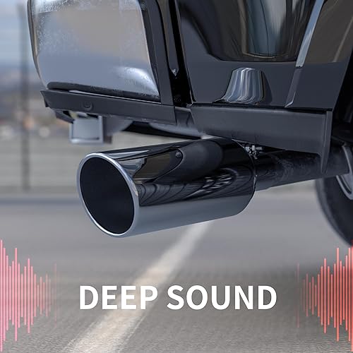 Miniatura 7 de Richeer Punta de escape de 3 a 6 pulgadas, entrada de 3 pulgadas, salida de 6 pulgadas, longitud total de 15 pulgadas, punta de escape de acero