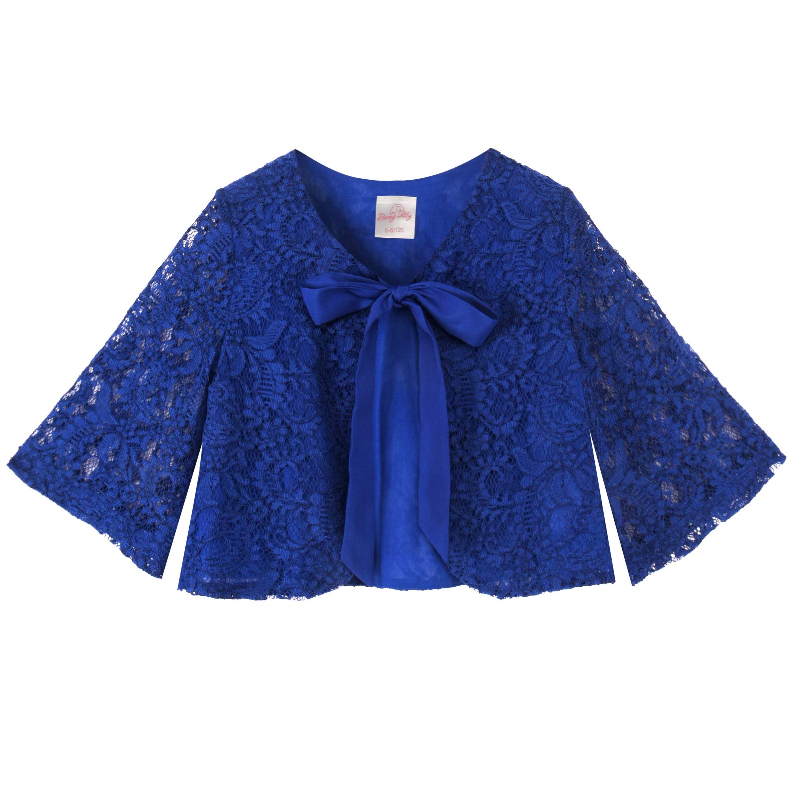 BONNY BILLYLittle Girls' Long Sleeve Lace Bolero Cardigan Shrug