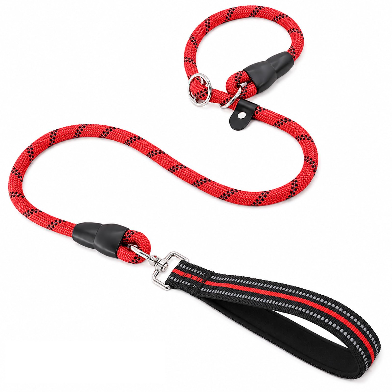 Olcyren Slip Lead for Dogs, Rope Slip Lead, Anti-Pull Training Dog Lead