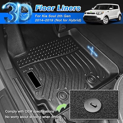 Vista 88 de Cartist Alfombrillas aptas para Hyundai Elantra 2026 2025 2024 2023 2022 2021 y Elantra N 2026 2025 2024 2023 2022 2021 (no aptas para uso híbrido)