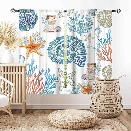 Miniatura 28 de Cortinas de cocina florales retro de los años 70 para ventana, diseño de flores naranjas hippie, estéticas, bohemias, opacas, pequeñas, cortas, para