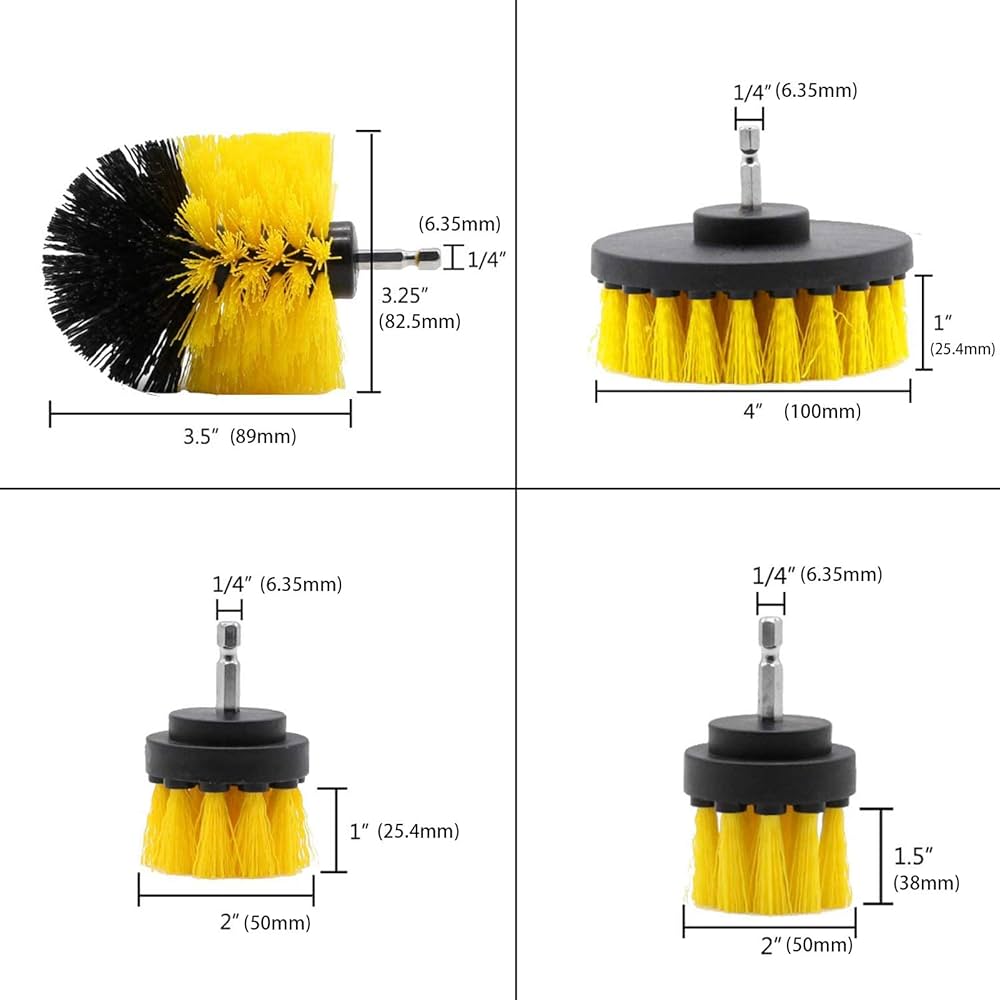 Amazon.co.jp: 電動掃除用ブラシ ドリルブラシ 15点 掃除用