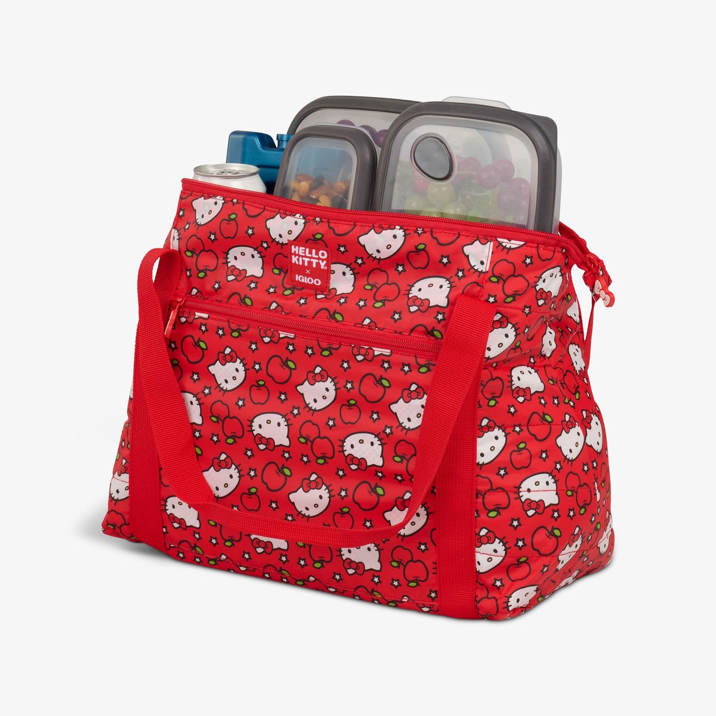 Amazon | Igloo ハローキティ 20缶パッカブル パファークーラー レッド