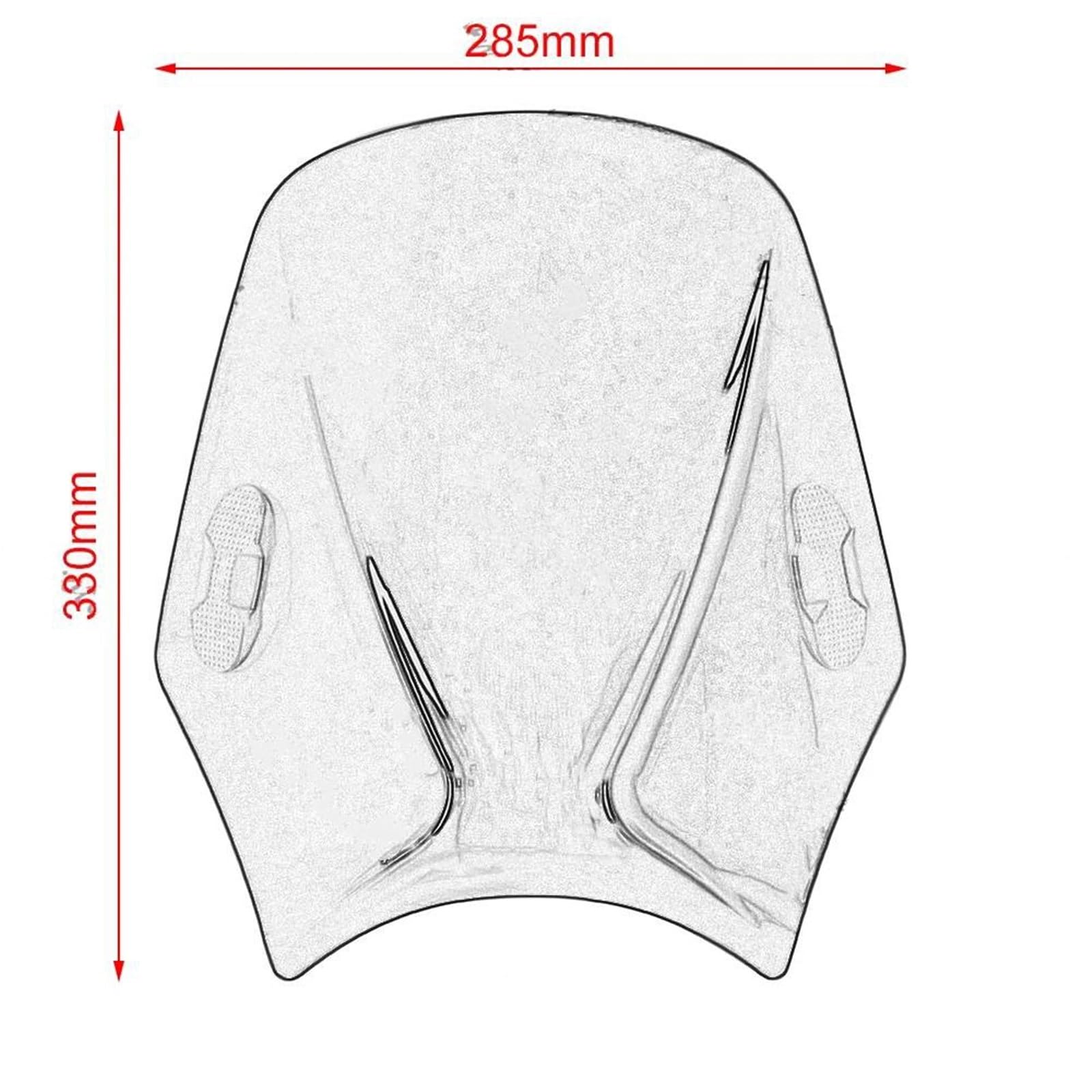 Cupolino Per Moto Per APRILIA Shiver 750 2007-2009 900 2017-2021 Mana 850, Deflettori Vento, Carena Cupolino Paravento