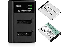 Replacement for Fujifilm Battery Charger and NP-45/NP-45A/NP-45S Battery for Fuji INSTAX Mini...