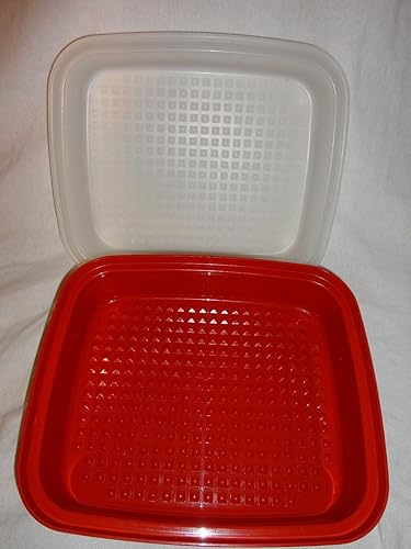 Tupperware Recipiente de almacenamiento de adobo de carne de temporada grande RED disponible en Yaxa Mexico