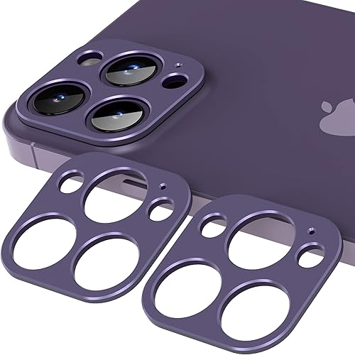 Suoman Paquete de 3 protectores para lente de cámara de 6.1 pulgadas, iPhone 14 Pro Max de 6.7 pulgadas, lente sin vidrio templado, protección de