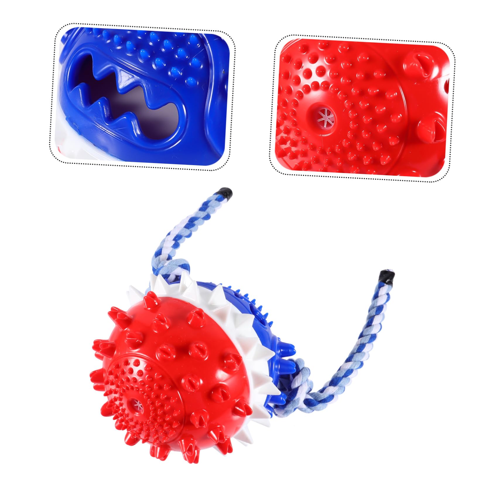 Beaupretty Lot De 2 Jouets À Mâcher pour Chiens Sûrs Et Interactifs pour Le Nettoyage des Dents des Chiots