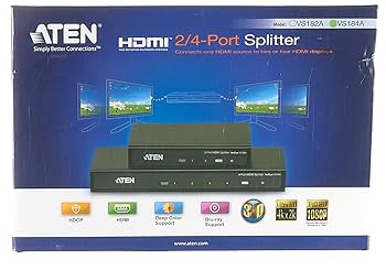 Amazon.co.jp: ATEN 4ポートHDMI分配器 VS184A : 家電＆カメラ
