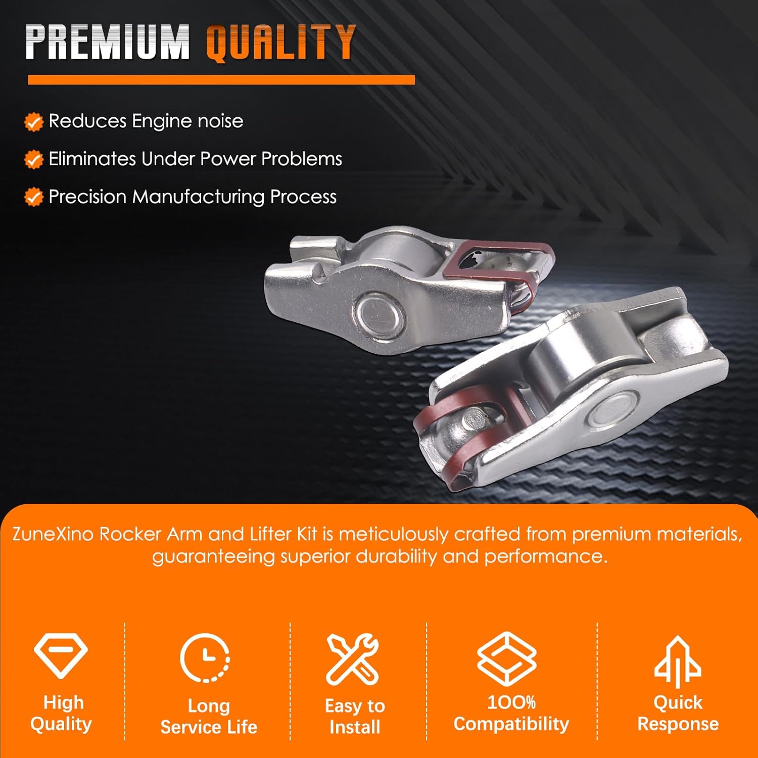 16PCS Engine Rocker Arms Set Replacement for Kia Forte Seltos Soul Optima Forte Veloster GT Sonata 1.8L 2.0L, Replace 24551-2E001