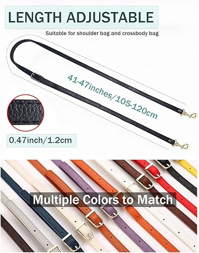 Miniatura 3 de Correas de cuero de repuesto para bolsos, correa de bolso, correas cruzadas de repuesto ajustables