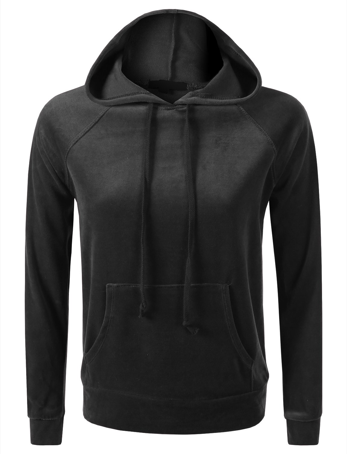 7 Encounter7Encounter Women's Velour Pull Over Hoodie With Kangaroo Pocket Sweatshirt