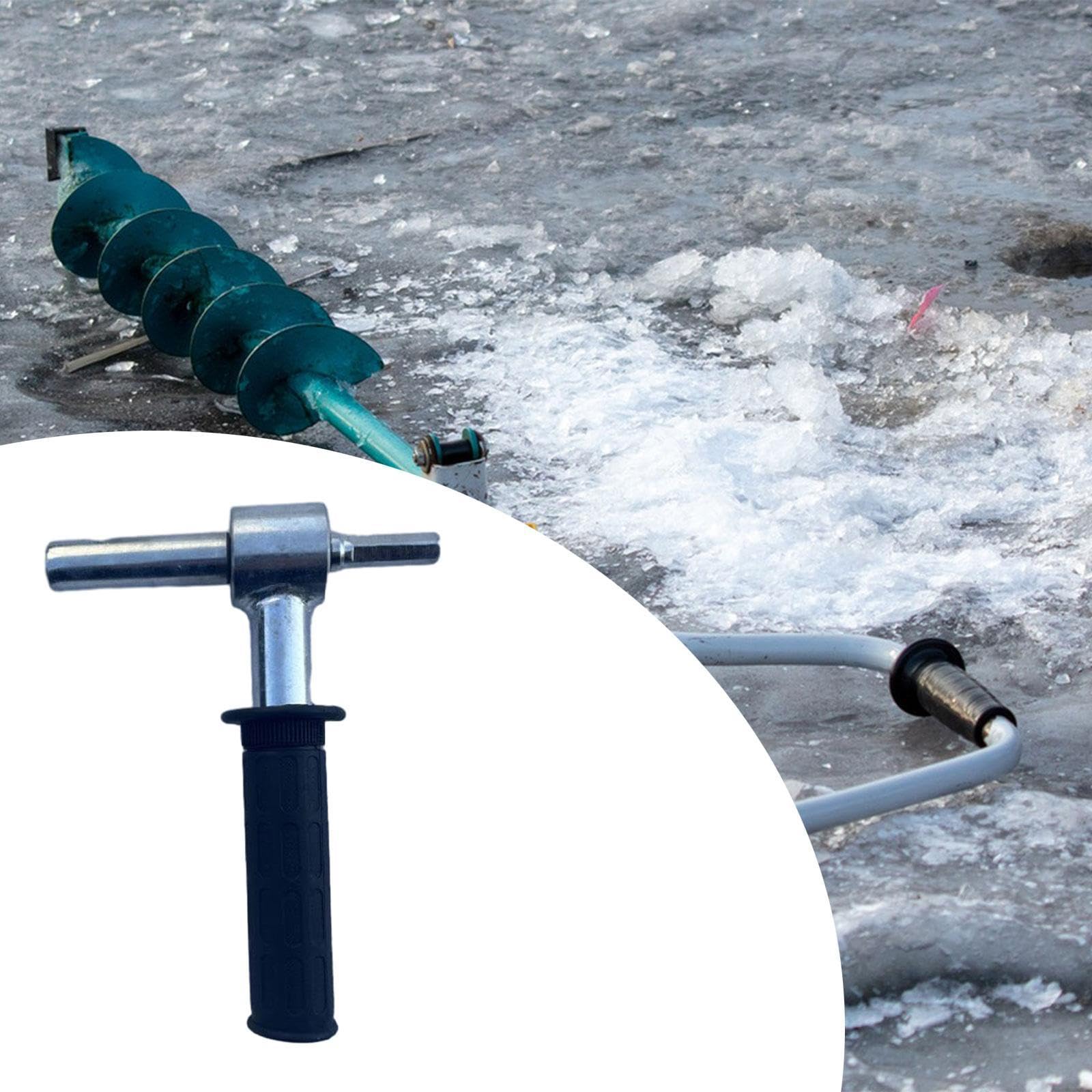 Adapter do wiertarki do lodu, kotwice do połowu pod lodem, narzędzia, akcesoria do połowu pod lodem, ergonomiczny konwerter do wiertarki do ustawiania schronień do połowu pod lodem, średnica 1,8 cm