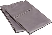 Vista 5 de Superior Juego de funda de almohada de algodón egipcio de 700 hilos, moderno satén sólido, naturalmente transpirable y refrescante, funda