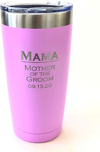 Miniatura 5 de Vaso aislante personalizado, 20 onzas, elige tu color personalizado (azul)