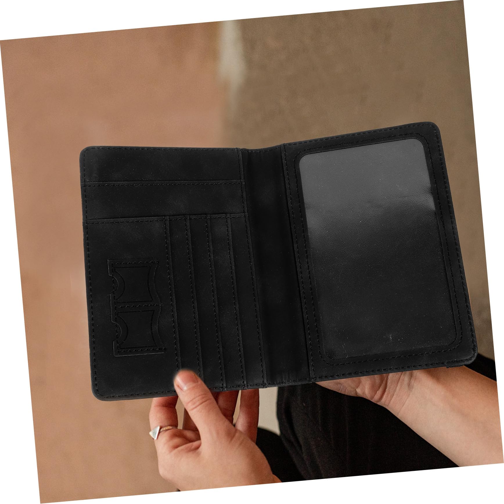 Cabilock 4 Pz Titolare Del Passaporto Di Famiglia Copertina Biglietti Da Visita Porta Documenti Di Viaggio Passaporti Pelle Sintetica Cartella Documenti D'identità Viaggiare Antimagnetico