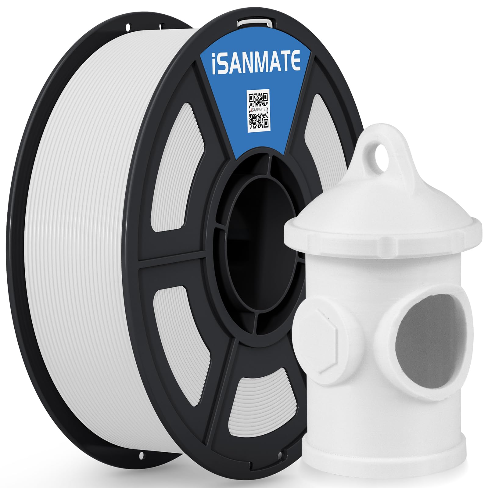 iSANMATE ASA White 3D Printer Filament, 1.75MM