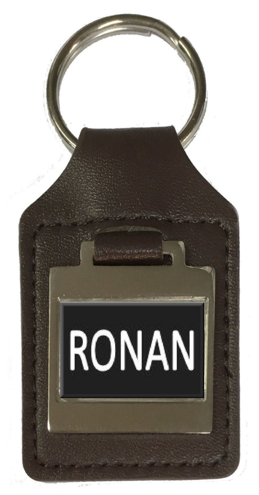 Porte-clés en cuir gravé Ronan pour anniversaire - 5