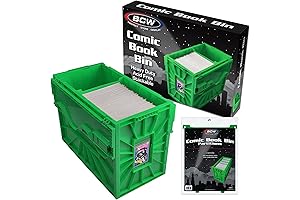 BCW Short Comic Book Bin with Extra Partitions