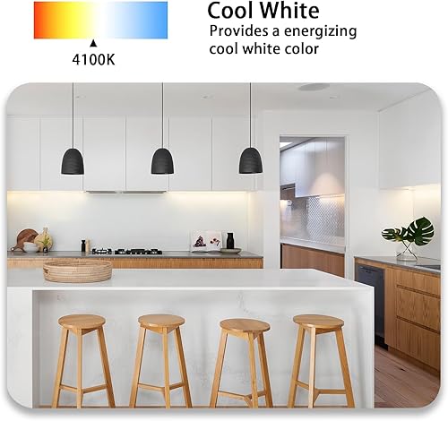 Miniatura 6 de Bombilla fluorescente F15T8CW de 18 pulgadas, tubo blanco frío T8 de 15 W, bombilla de repuesto para lámpara Philips Alto ECO GE Staco, base G13 de