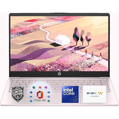 HP Ultrabook Laptop with Copilot AI & Office 365 • Intel High Performance CPU • 16GB RAM • 1.4TB Storage (384GB SSD and 1TB OneDrive) • Windows 11 w/o Earbuds