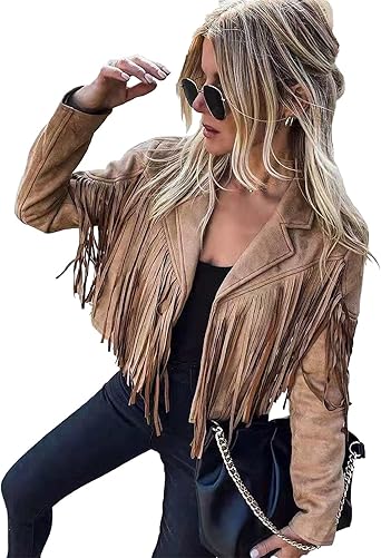 amazon fringe jacket